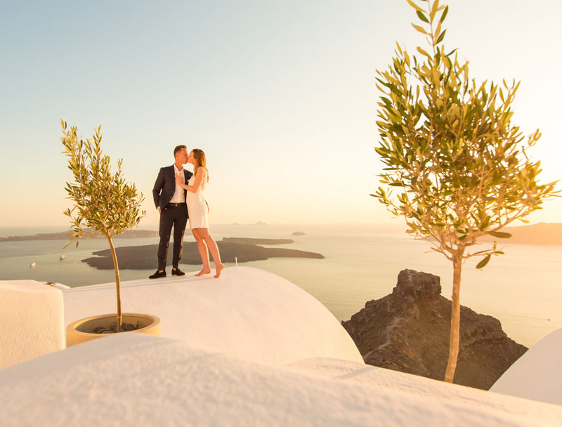 Top Wedding Proposal Spots Santorini