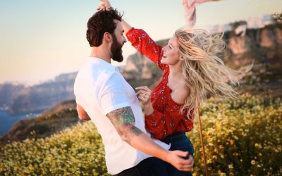 A Special Surprise Wedding Proposal In Santorini