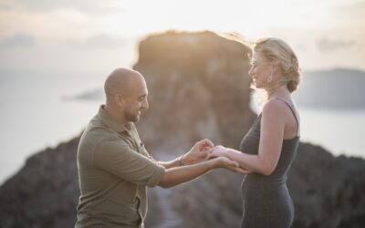 An Autumn Proposal In Santorini