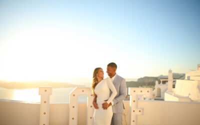 A dreamy Proposal in Santorini