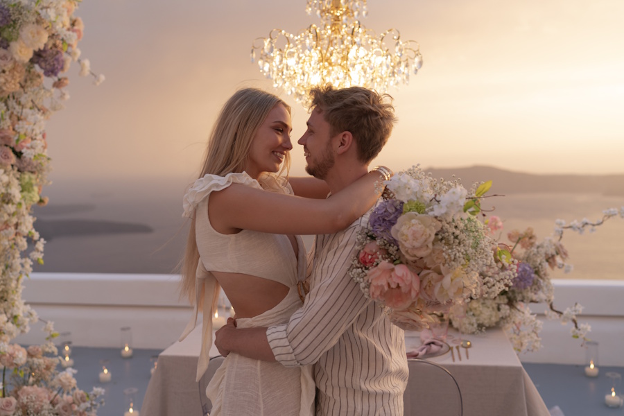 From Sydney to Greece – A Fairytale Marriage Proposal in Santorini