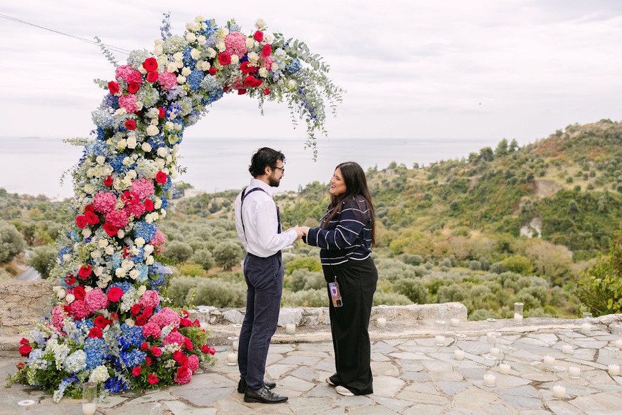 Under Olive Trees & Candlelight: John & Marialena’s Bespoke Proposal. A Heartfelt, Luxury Engagement