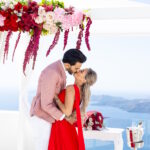 A Santorini Proposal: Mahmoud & Arwa’s Love Elevated Above the Aegean