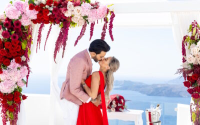 A Santorini Proposal: Mahmoud & Arwa’s Love Elevated Above the Aegean