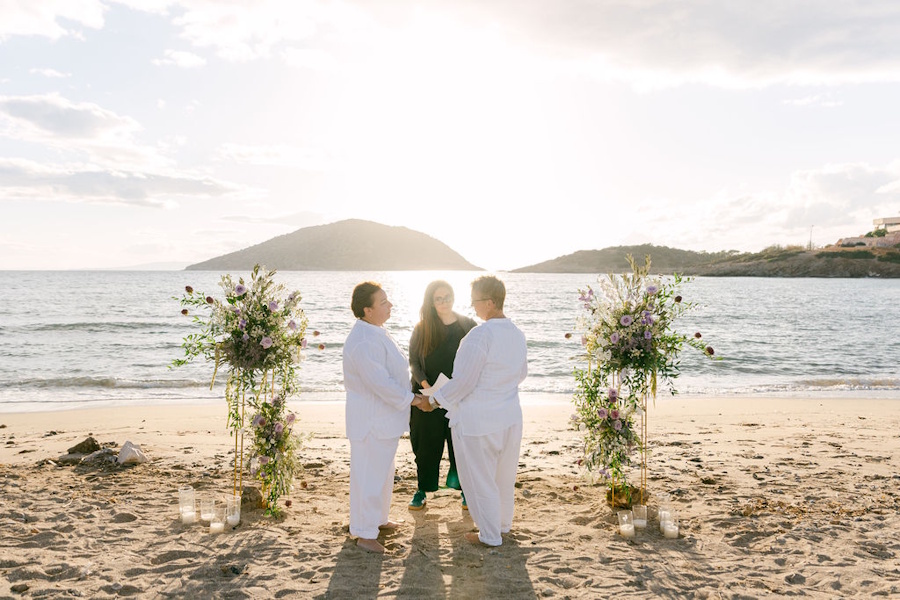 Vow Renwal in Greece