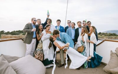 A Pre-Wedding Yacht Celebration on the Athenian Riviera